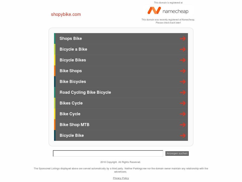 shopybike.com — Shopify storefront screenshot