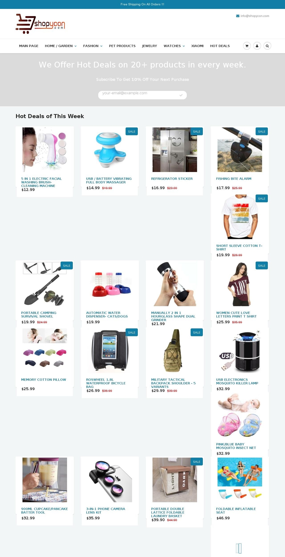 shopycon.com — Shopify storefront screenshot