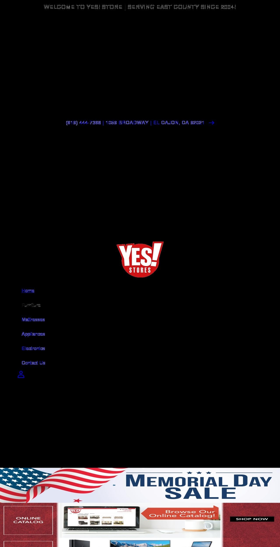 shopyesnow.com shopify website screenshot