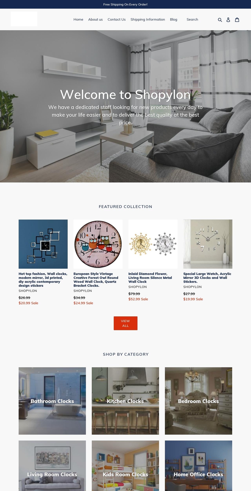 shopylon.com — Shopify storefront screenshot