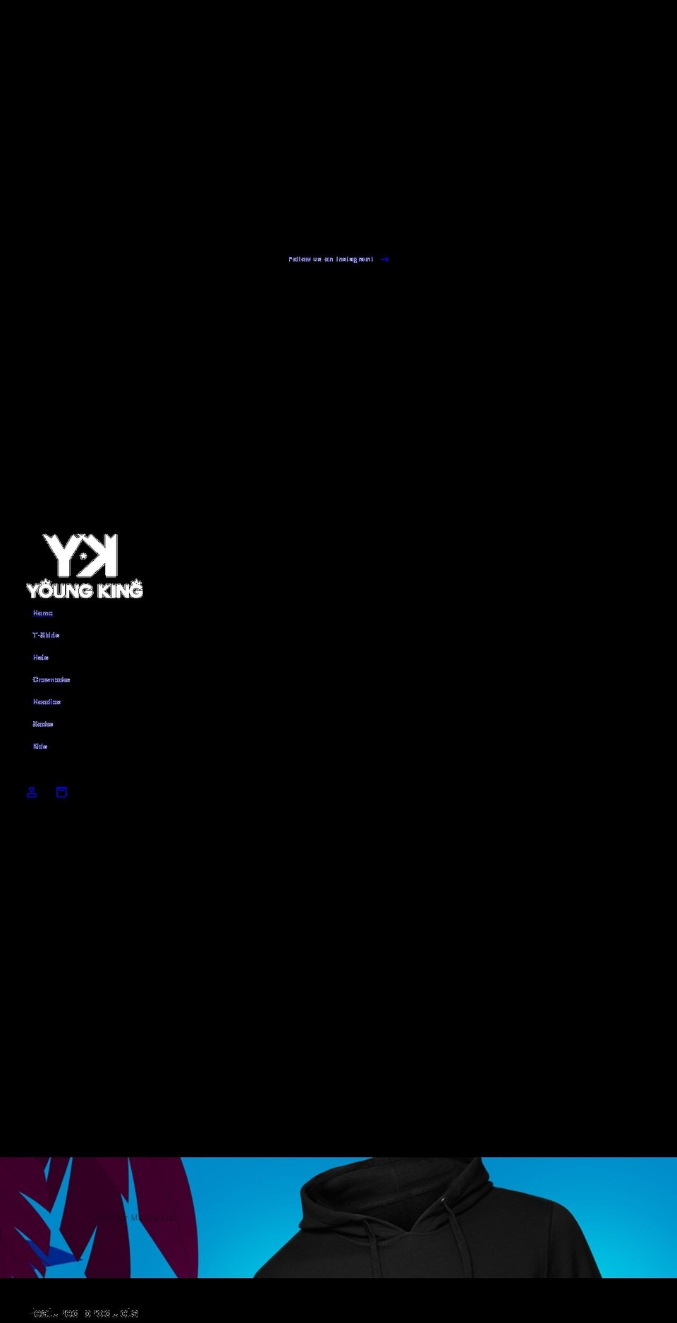 shopyoungkings.com shopify website screenshot