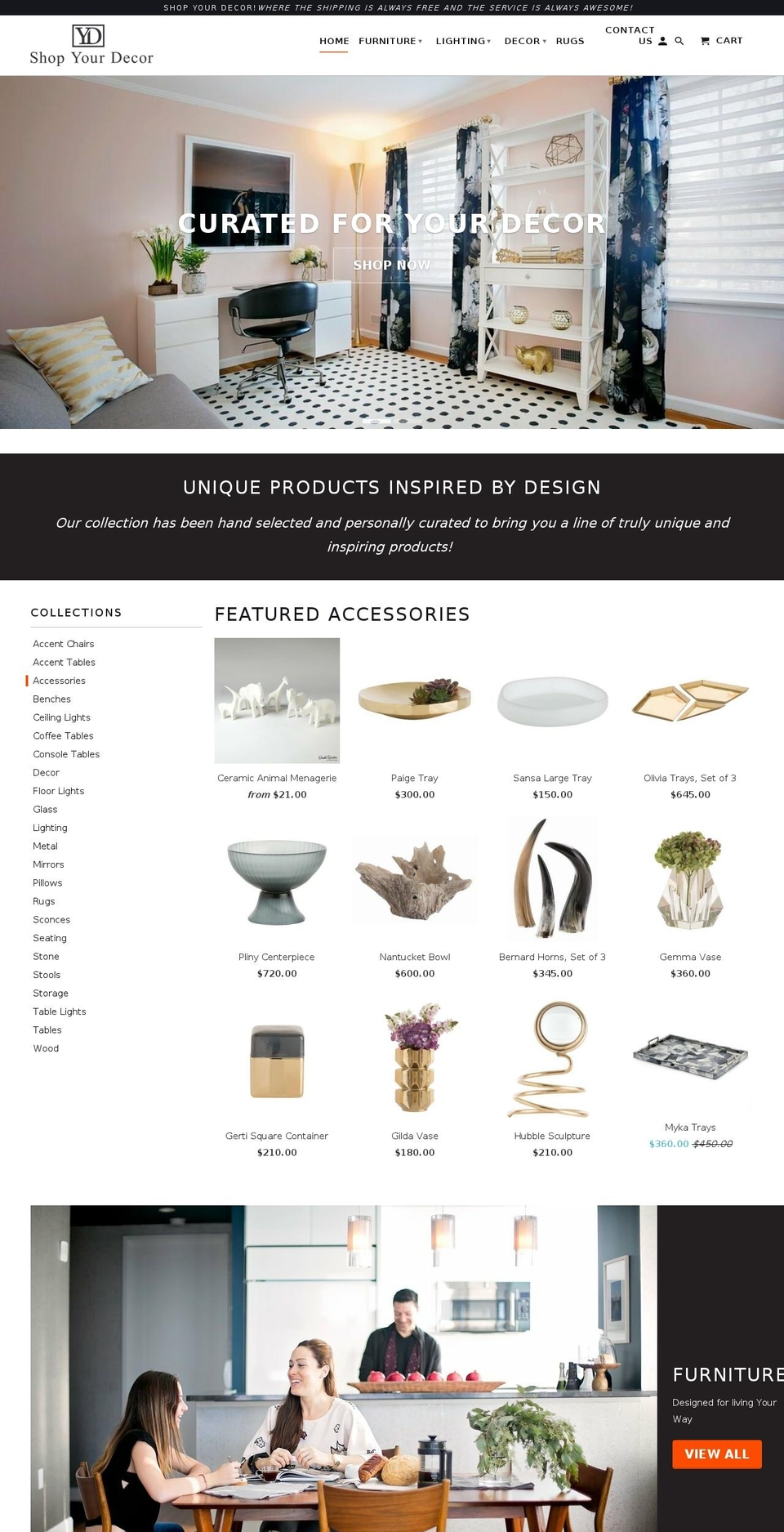shopyourdecor.com — Shopify storefront screenshot