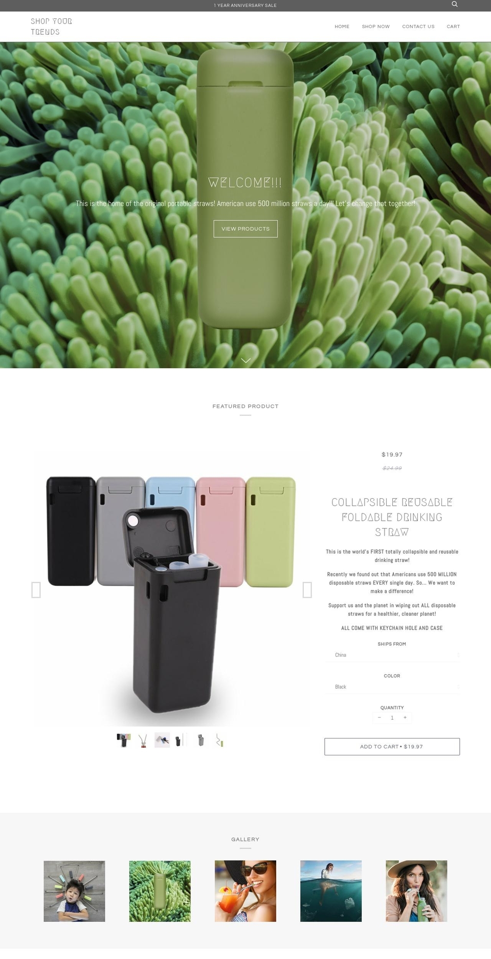 shopyourtrends.com shopify website screenshot