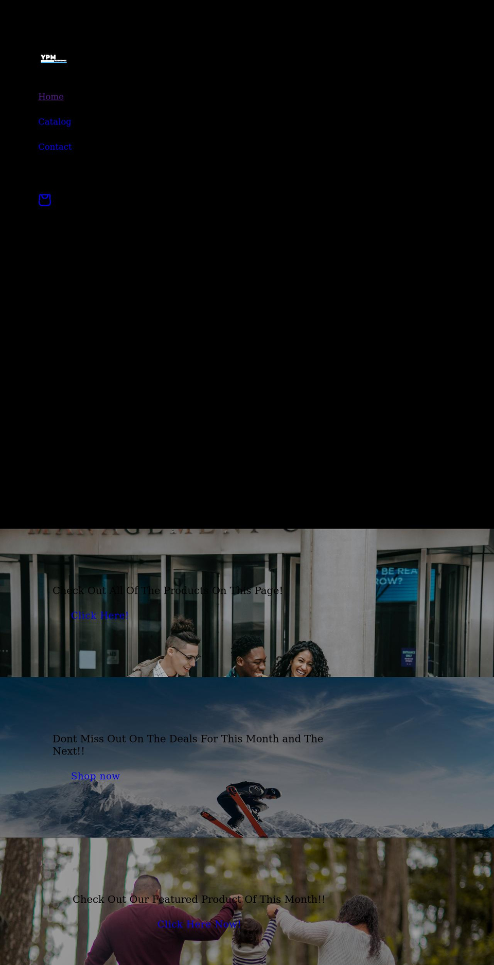 shopypm.com shopify website screenshot