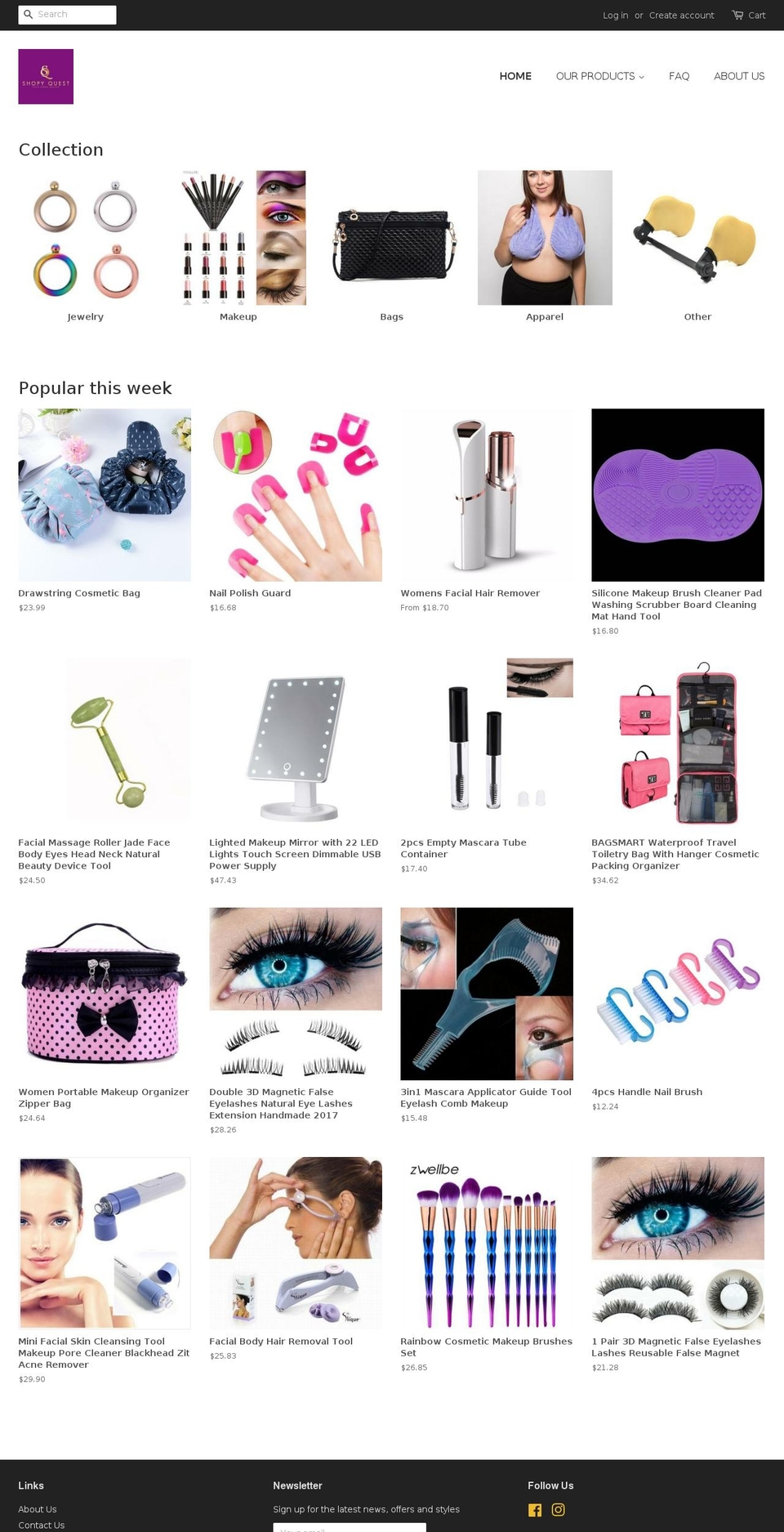 shopyquest.com — Shopify storefront screenshot