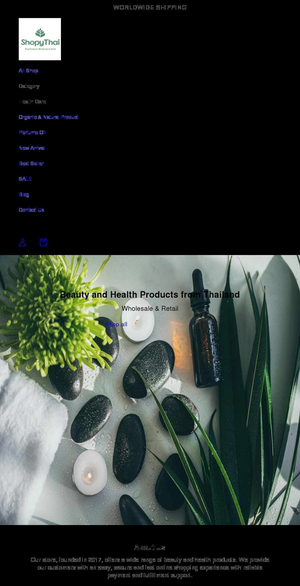 shopythai.com shopify website screenshot