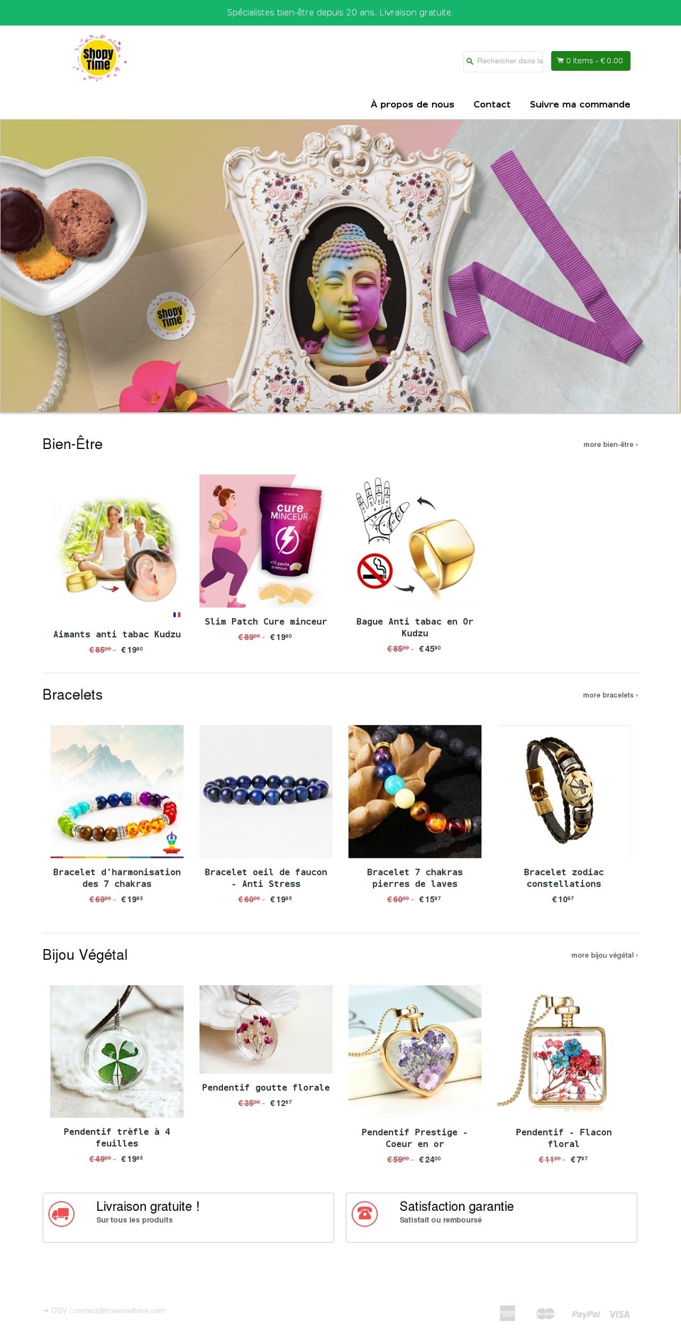 shopify-booster-theme Shopify theme site example shopytime.fr