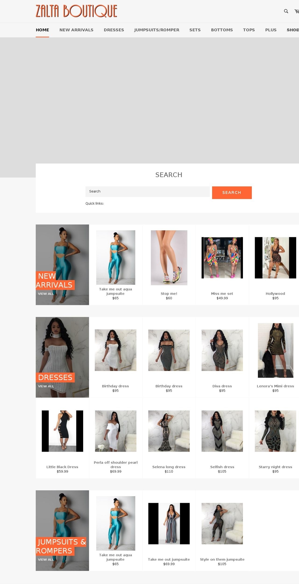 shopzalta.com — Shopify storefront screenshot