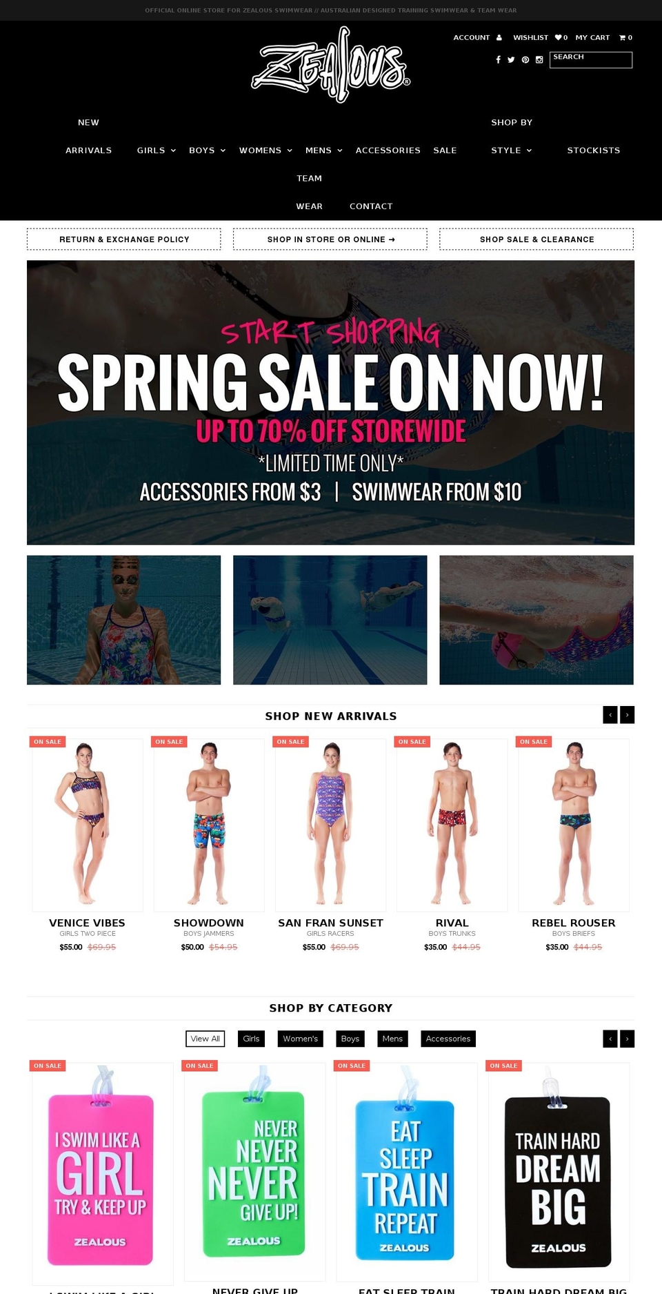 shopzealous.com.au shopify website screenshot