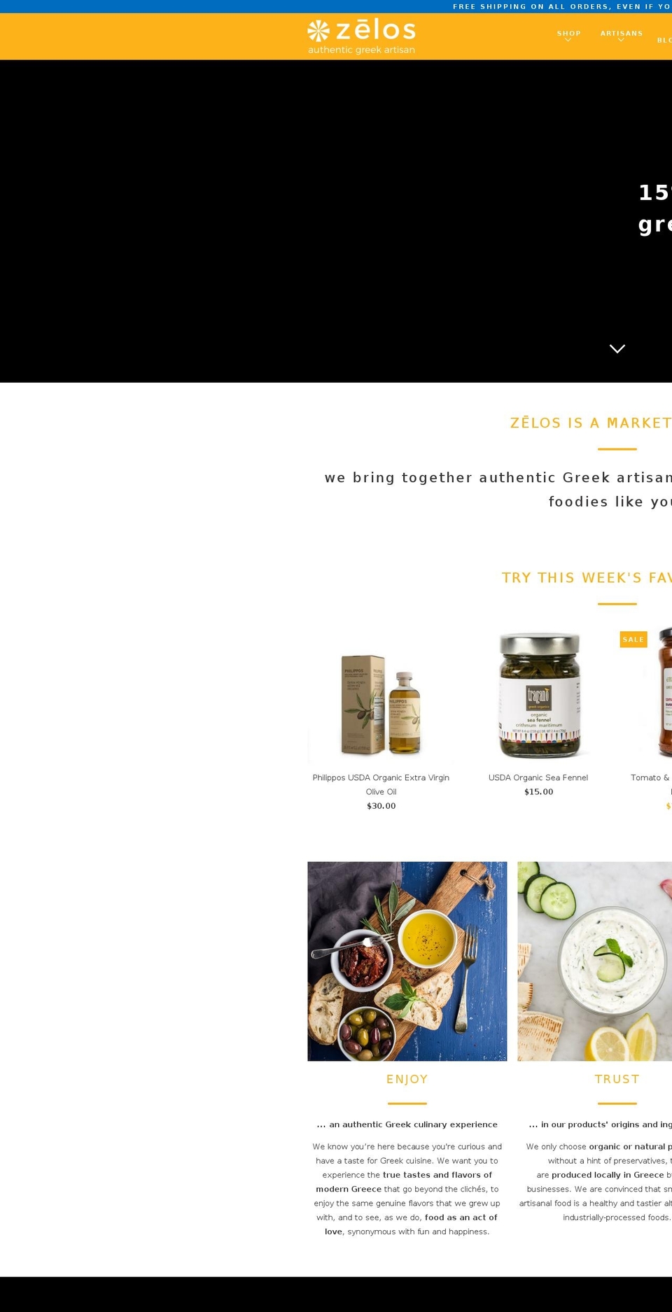 shopzelos.com — Shopify storefront screenshot
