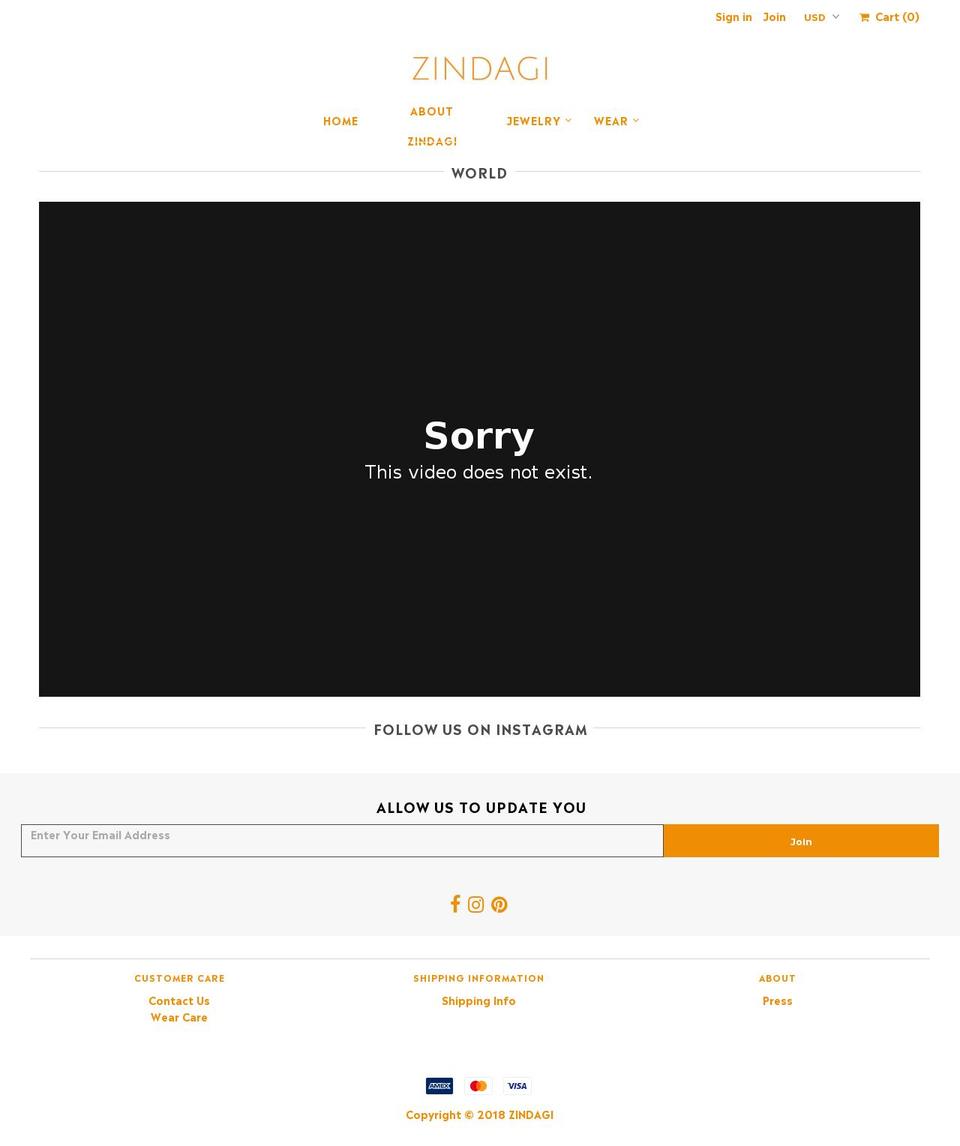 shopzindagi.com shopify website screenshot
