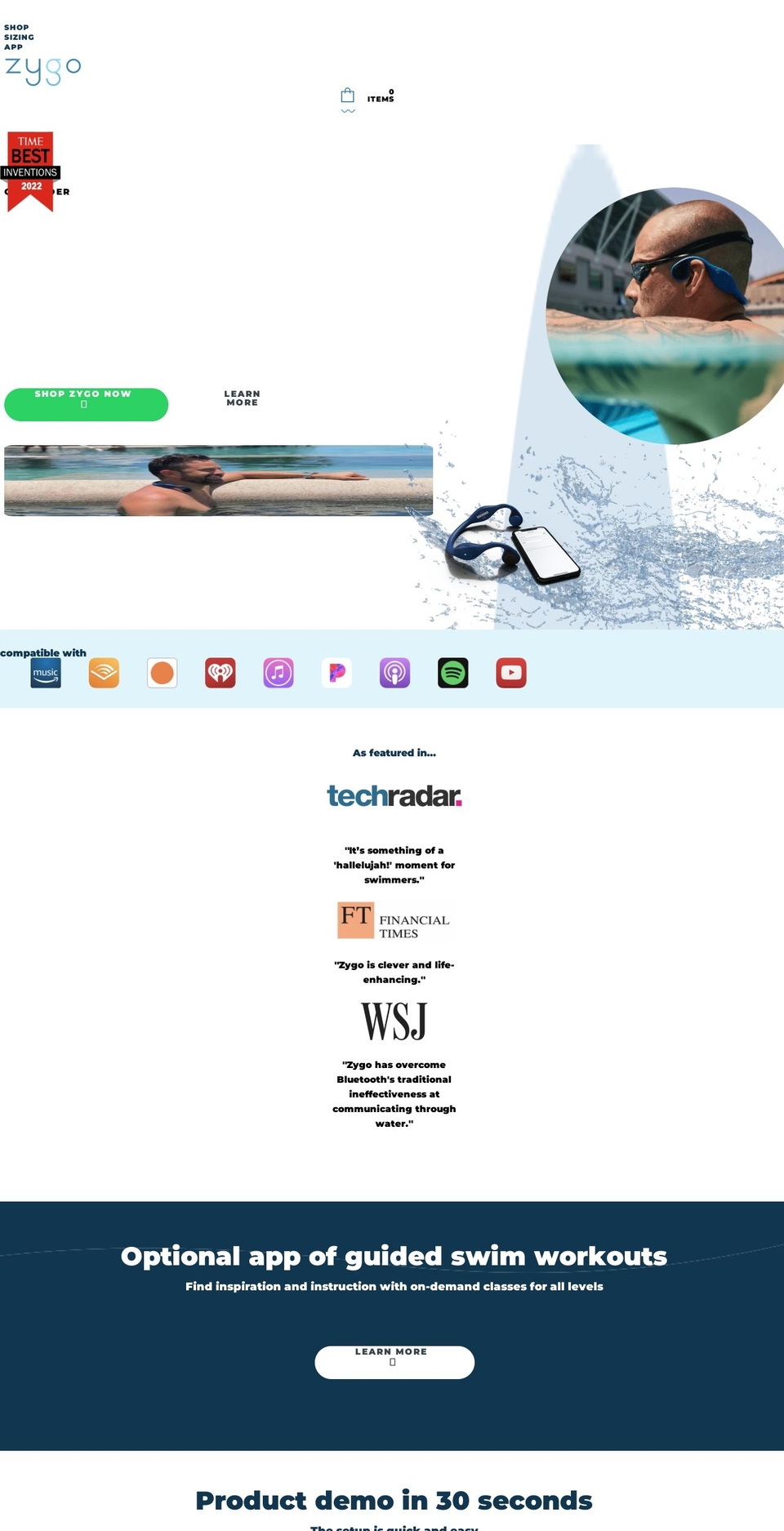shopzygo.com shopify website screenshot