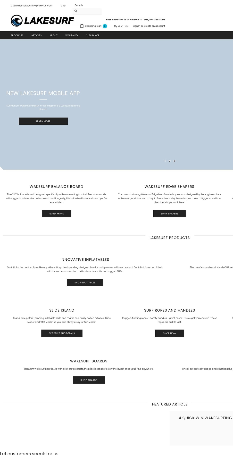 shorebreaksports.com — Shopify storefront screenshot