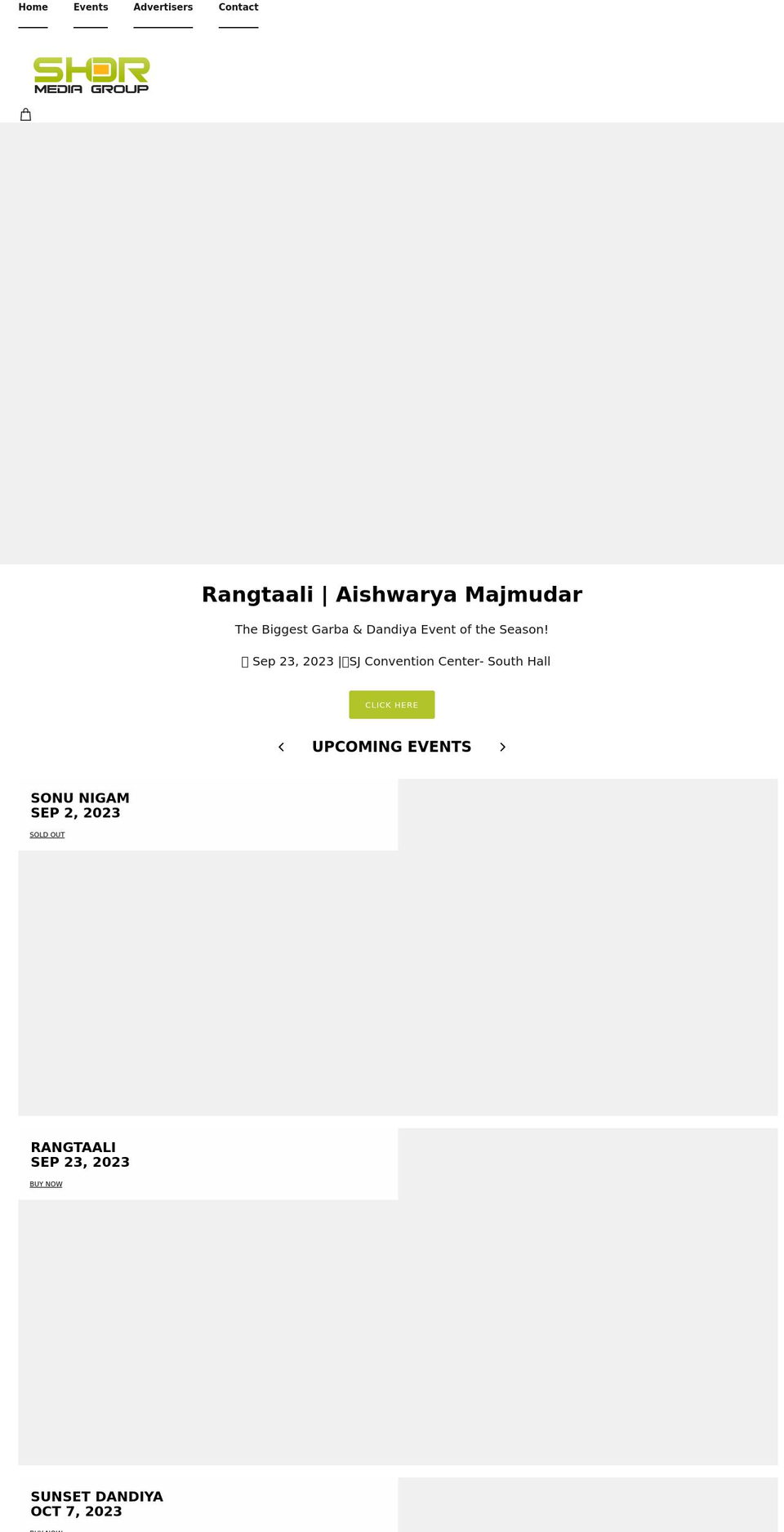 shormediagroup.com shopify website screenshot