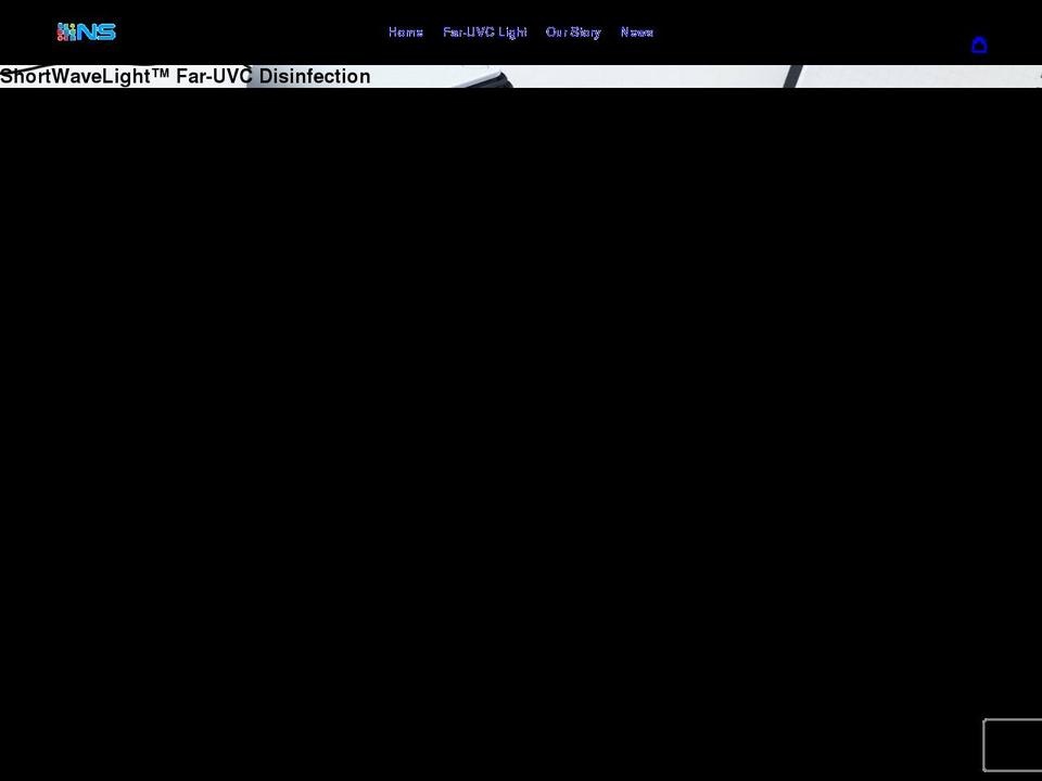 shortwavelight.com shopify website screenshot