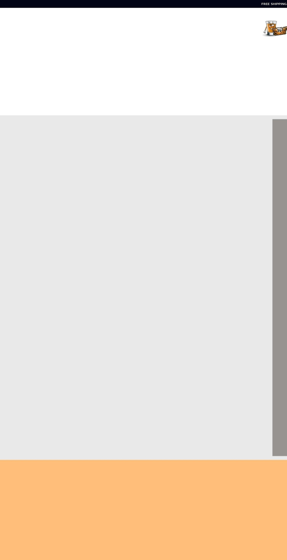 shotsnochaser.com shopify website screenshot