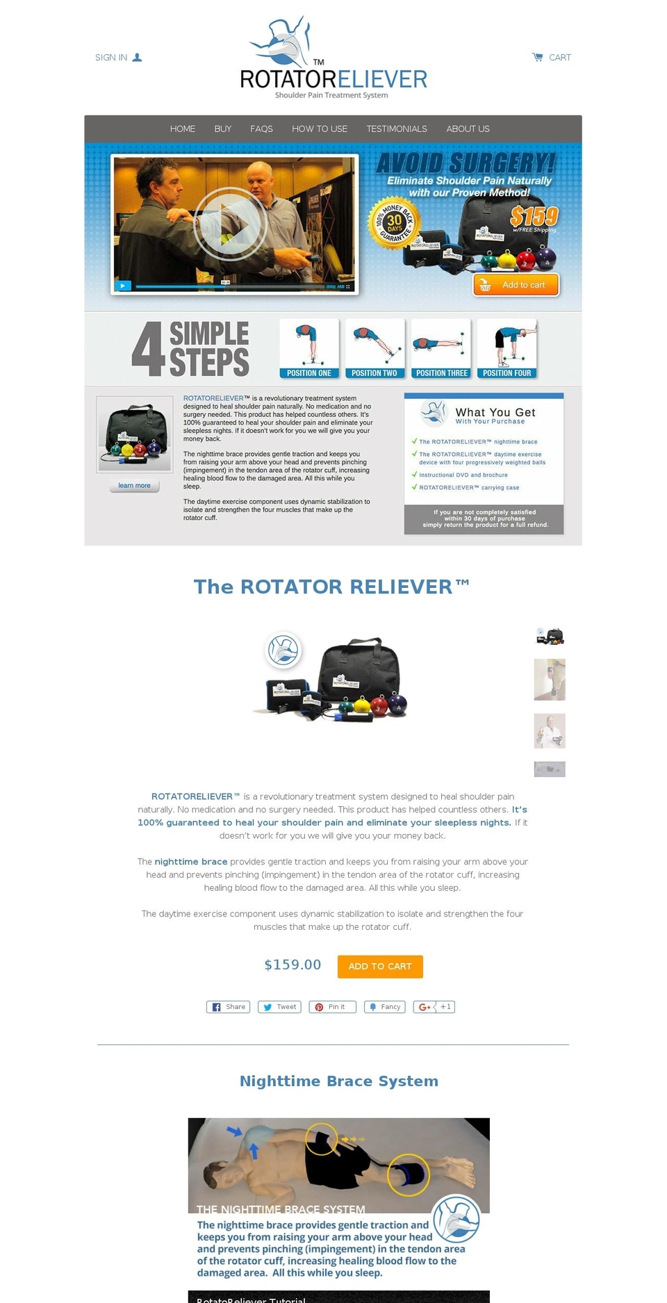 shoulderevolution.com shopify website screenshot