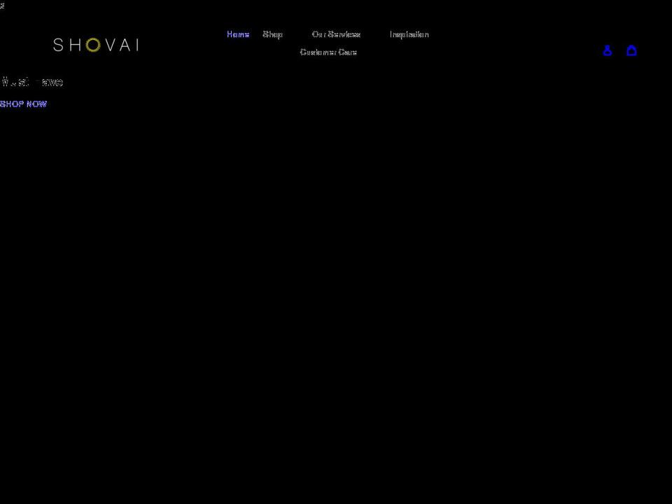 shovai.com shopify website screenshot