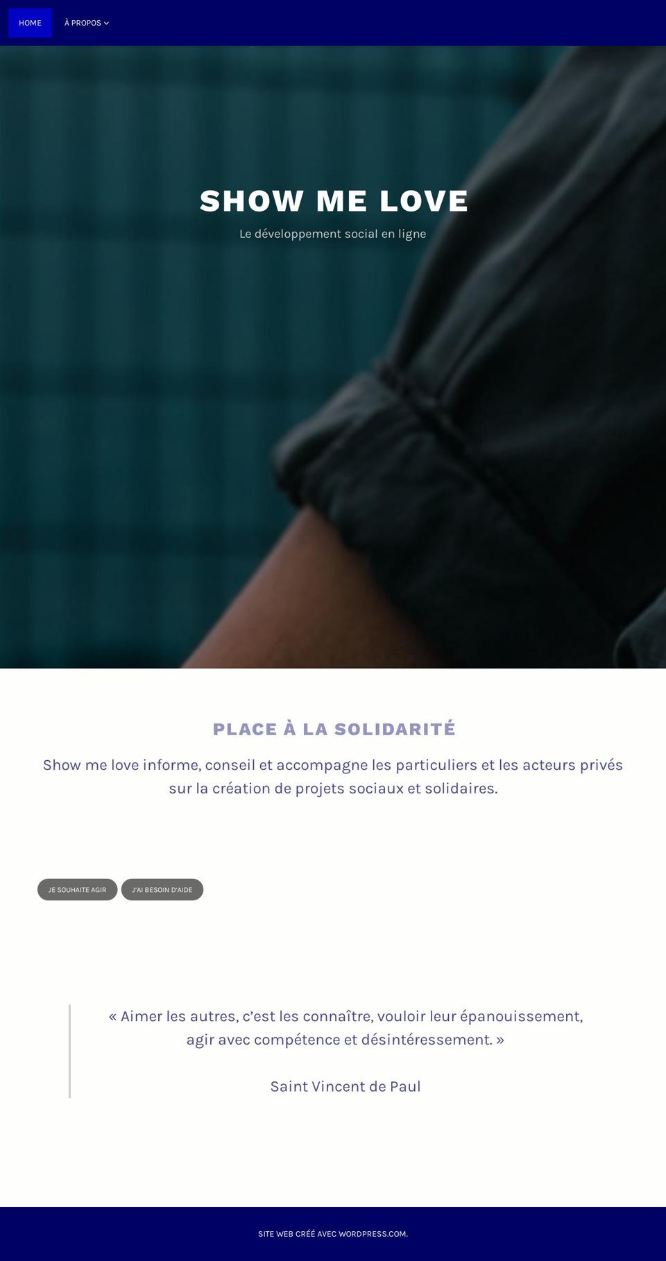 show-me-love.com — Shopify storefront screenshot