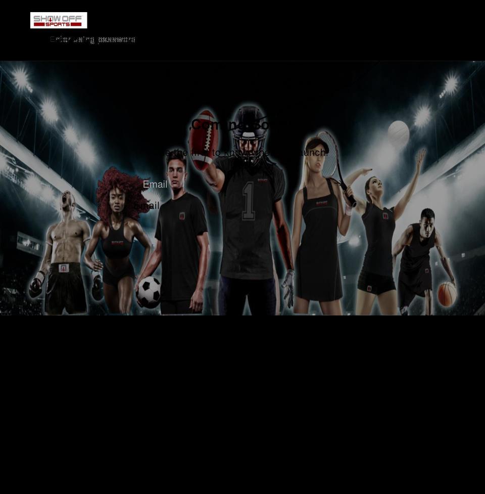 show-off-sports.myshopify.com shopify website screenshot