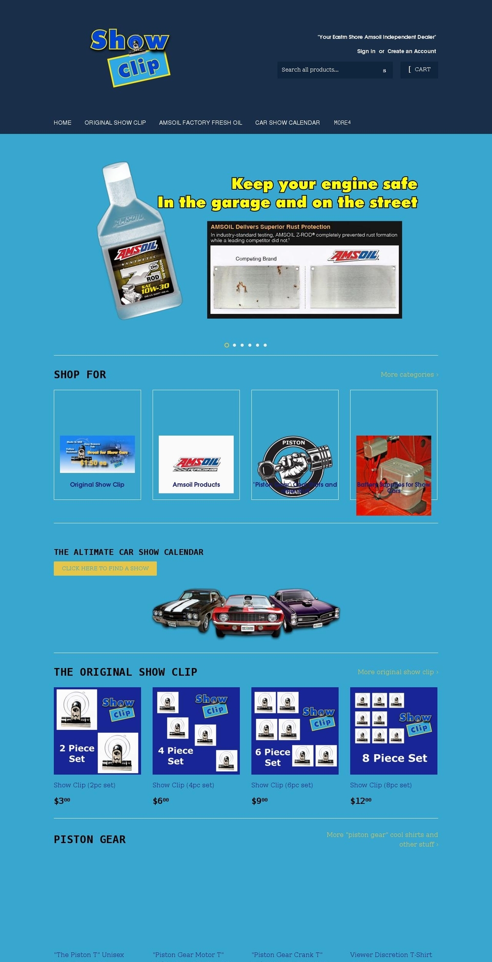showclip.net shopify website screenshot