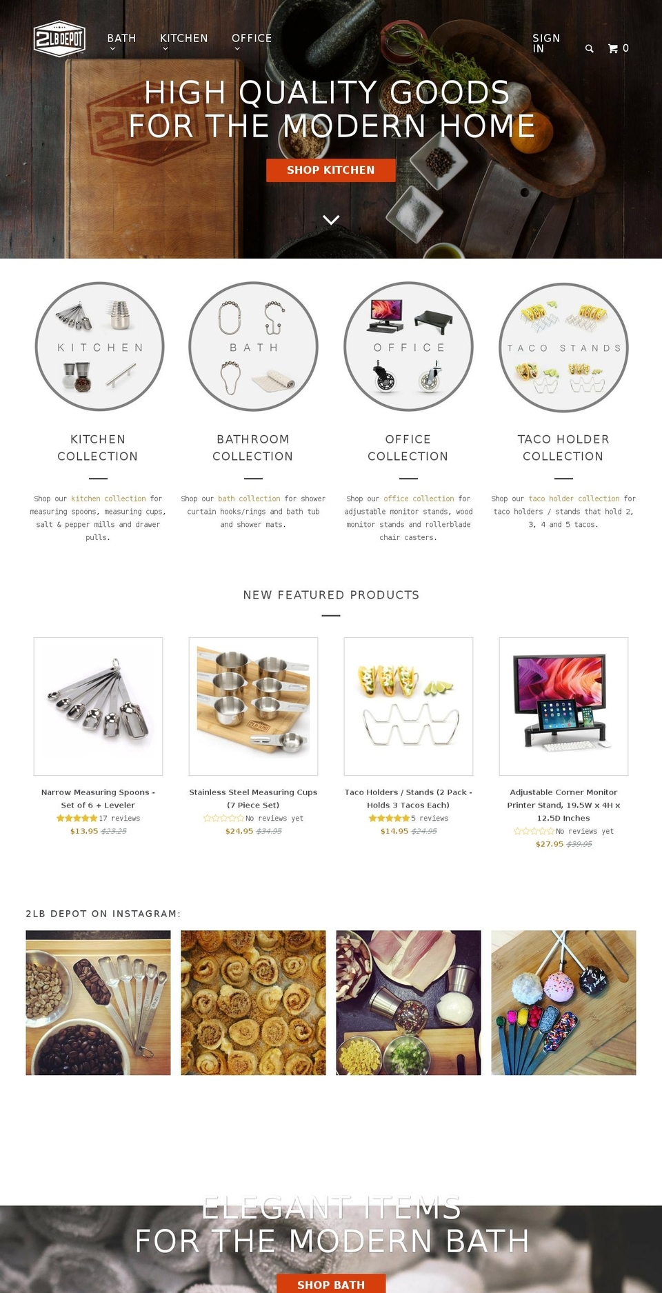 showercurtainhooks.com shopify website screenshot