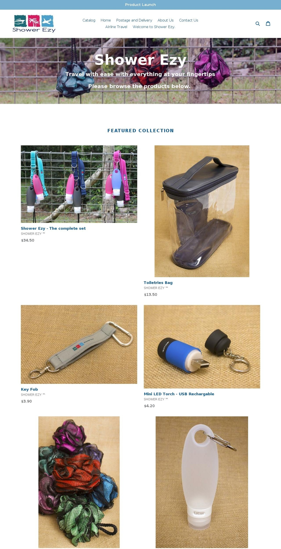 showerezy.com — Shopify storefront screenshot