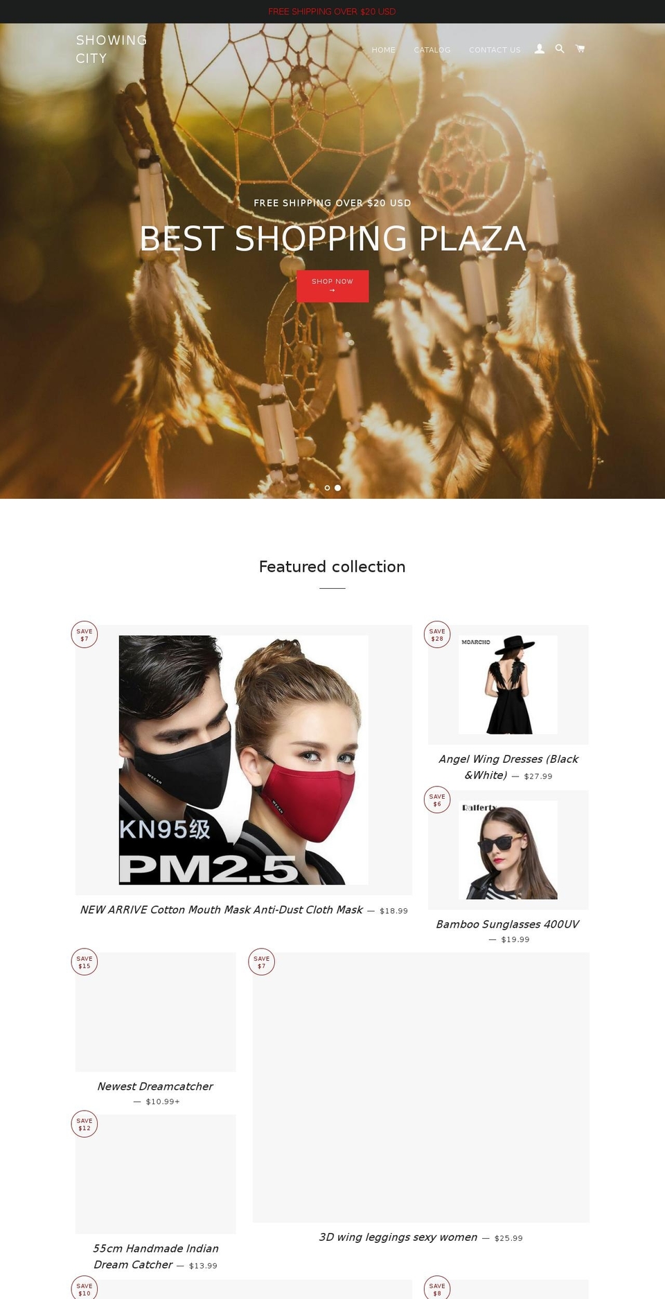 showingcity.com — Shopify storefront screenshot