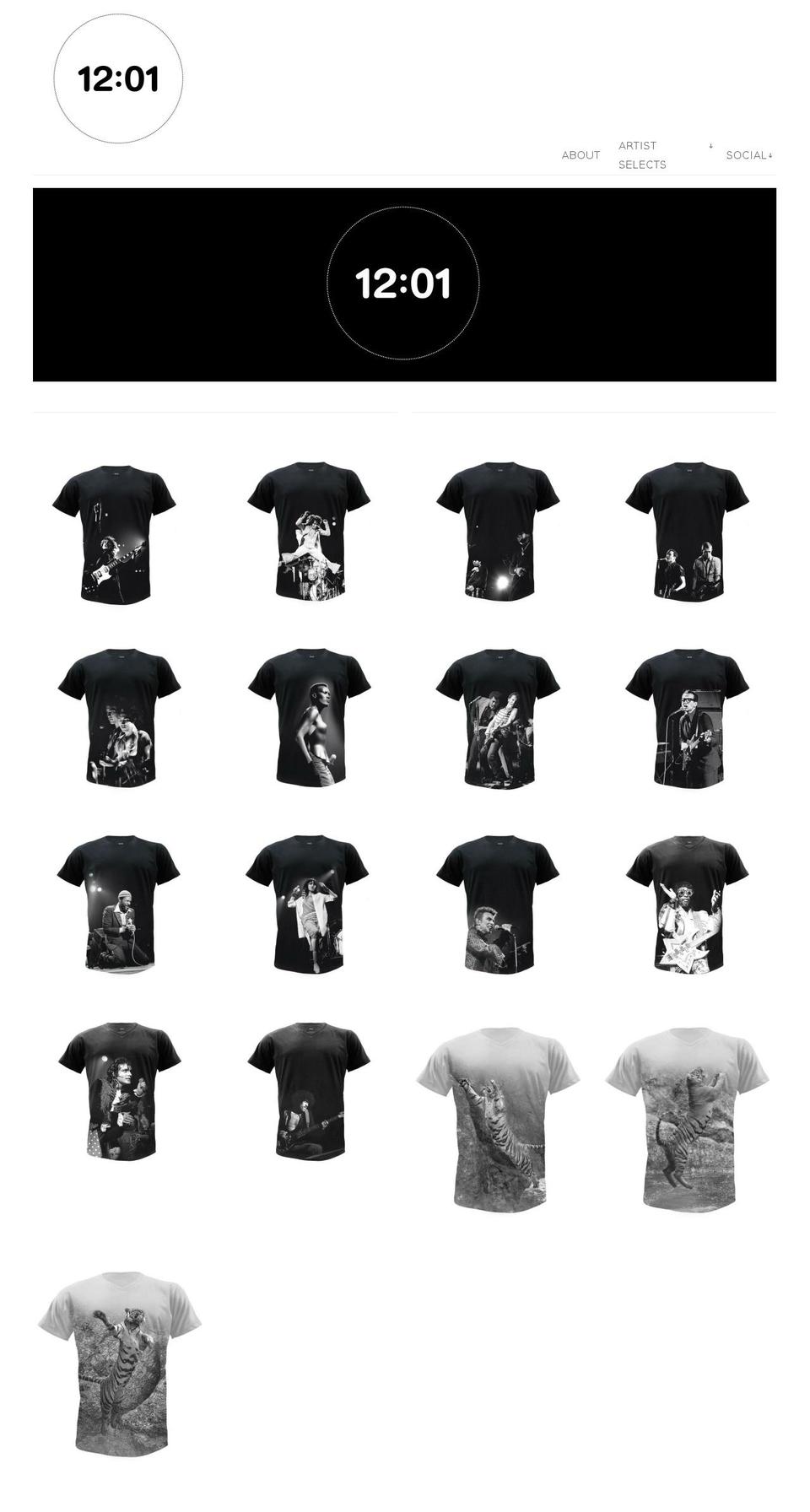 showroom1201.com shopify website screenshot