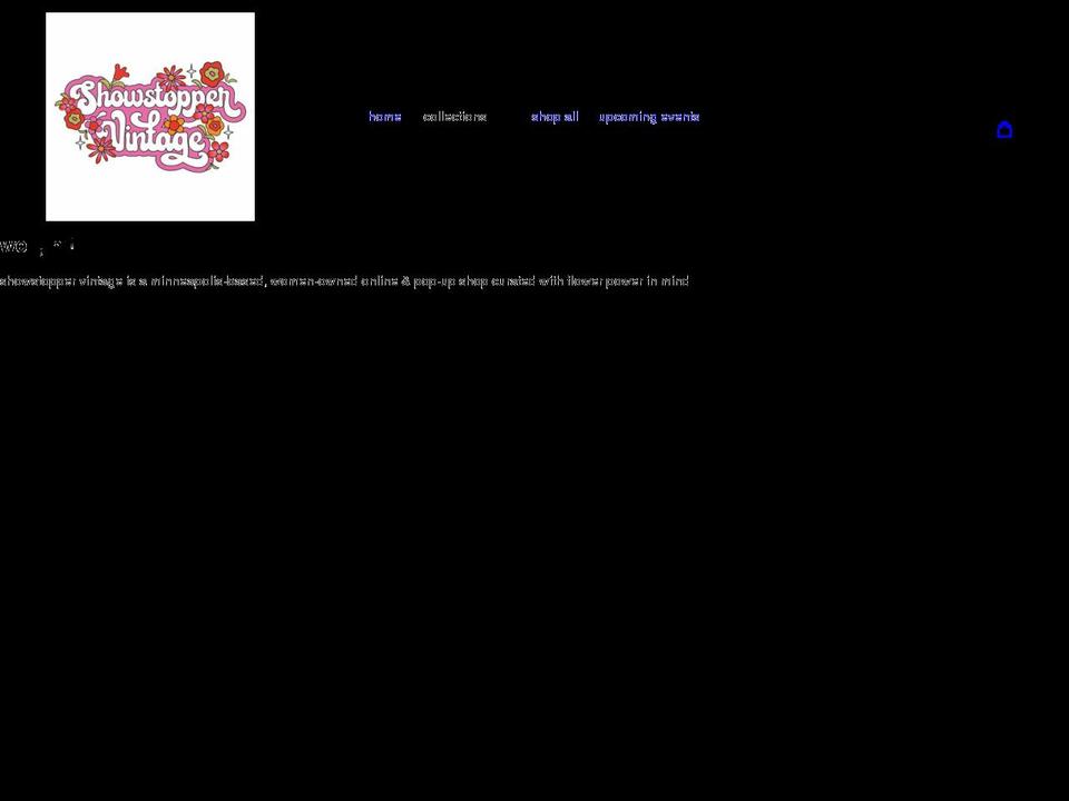 showstoppervintage.com shopify website screenshot
