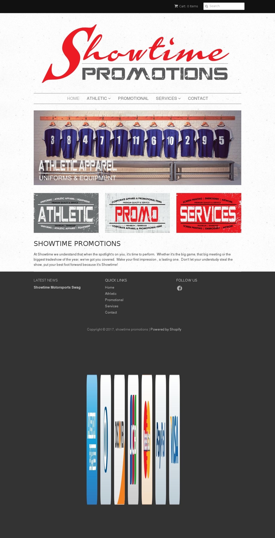 showtimepromogroup.com shopify website screenshot