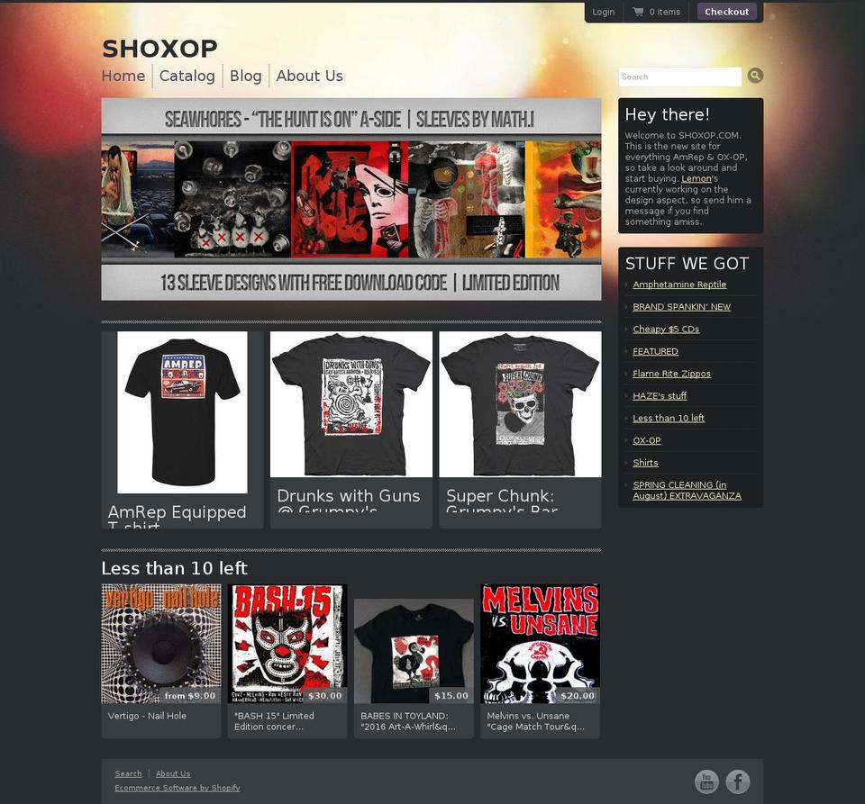 shox-op.com — Shopify storefront screenshot