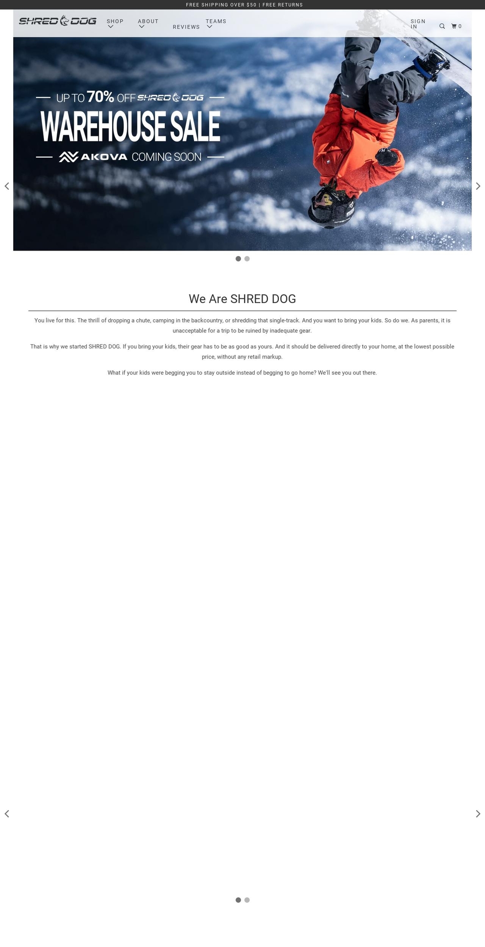 shreddoggear.com — Shopify storefront screenshot