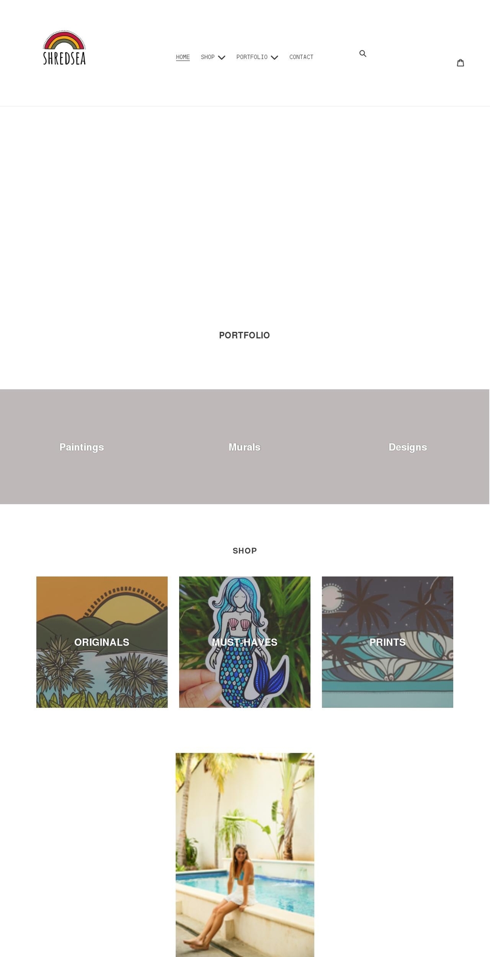 shredsea.com shopify website screenshot