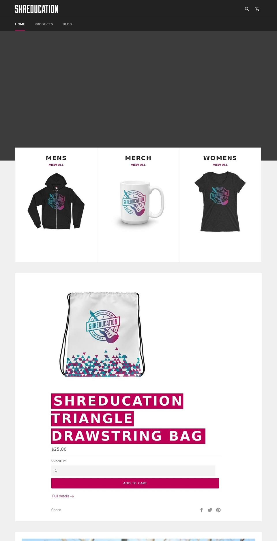 shreducation.org shopify website screenshot