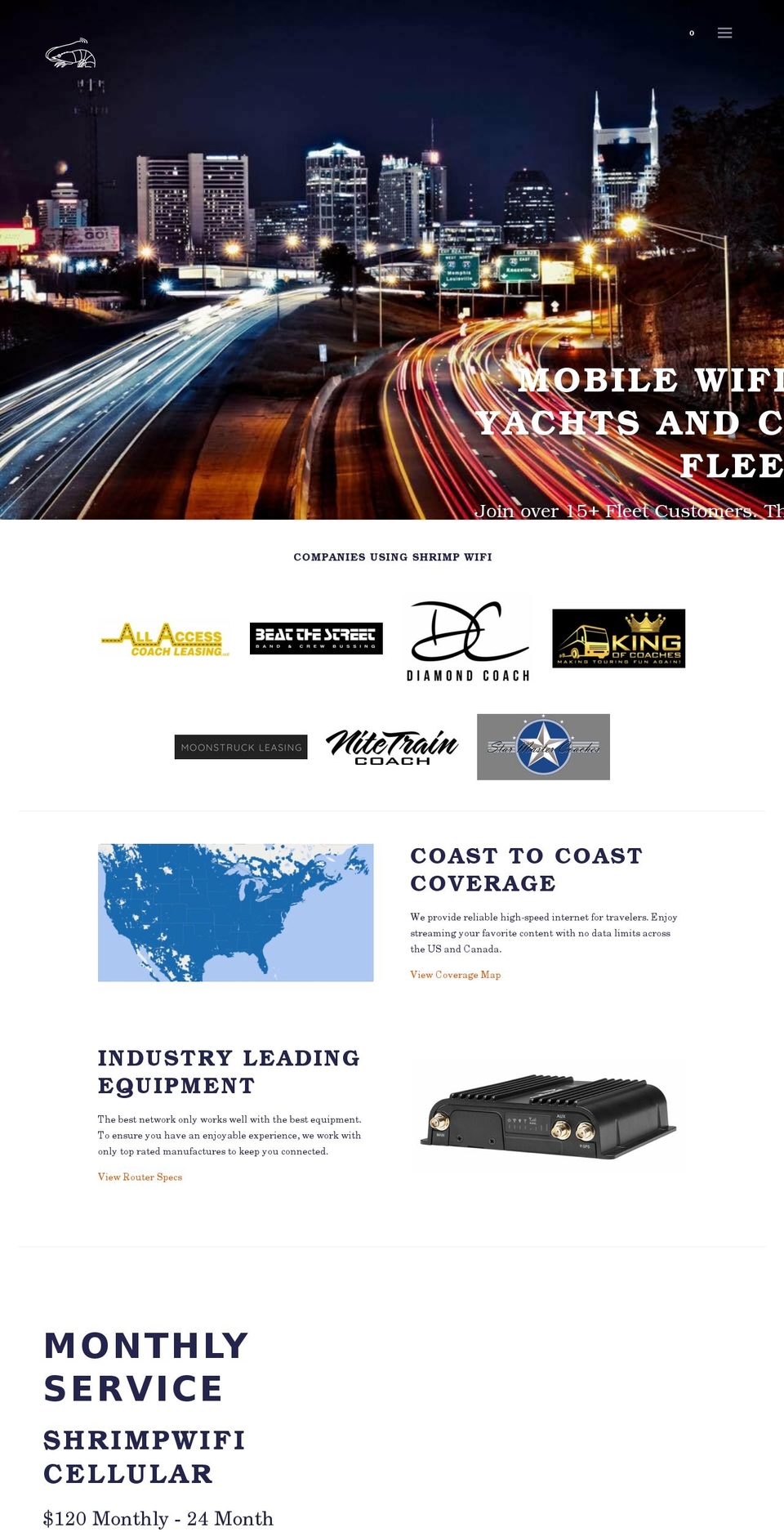 shrimpwifi.com shopify website screenshot
