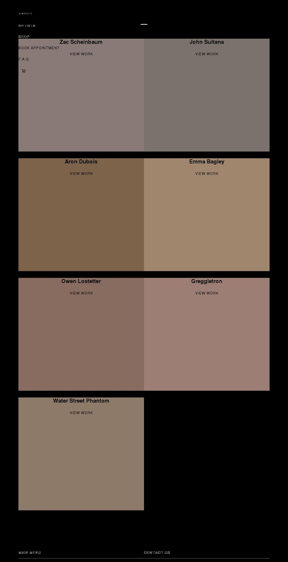 shrinetattoosantafe.com shopify website screenshot