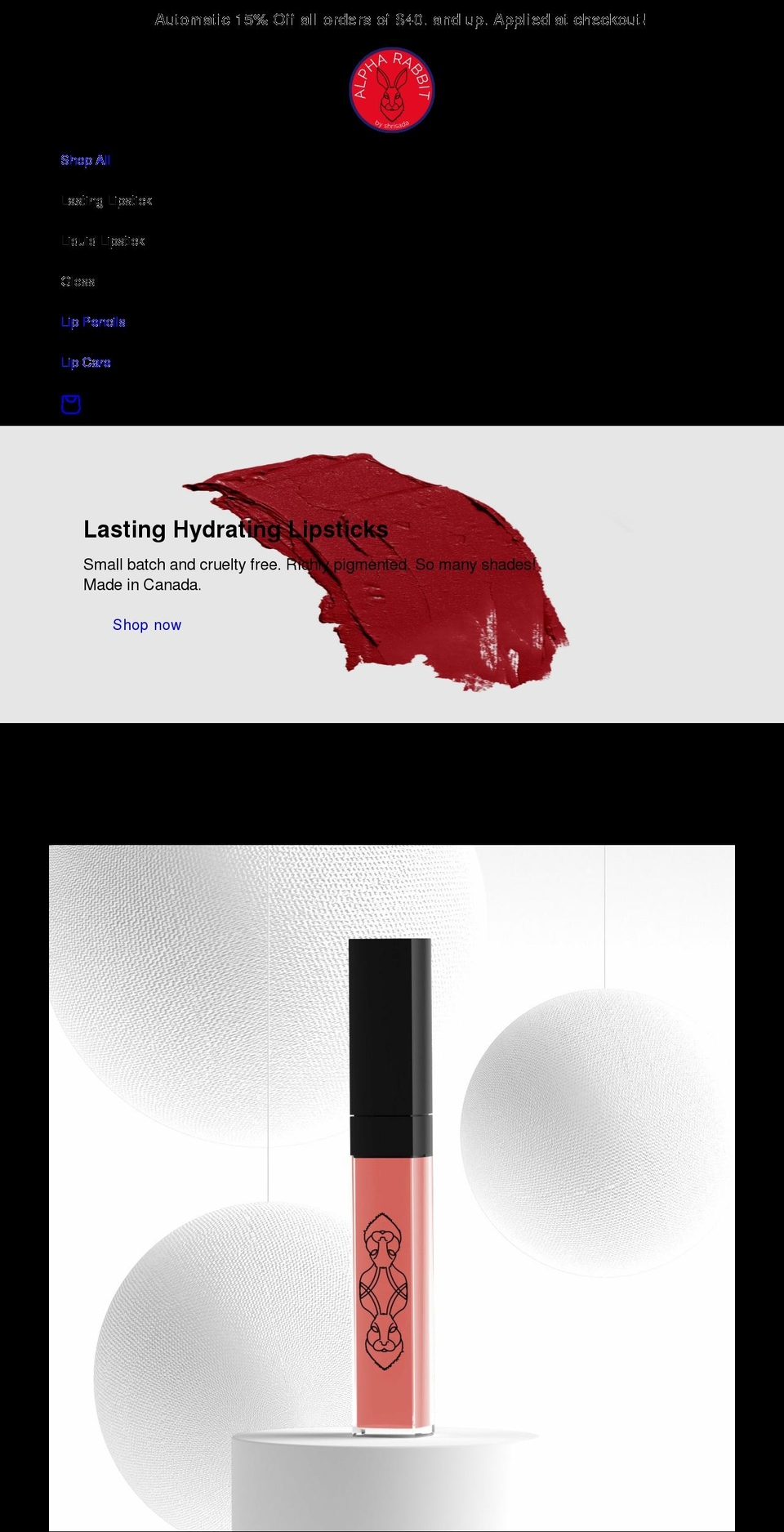 shrisada.com shopify website screenshot