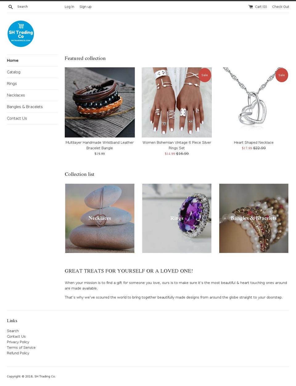 shtradingco.com — Shopify storefront screenshot