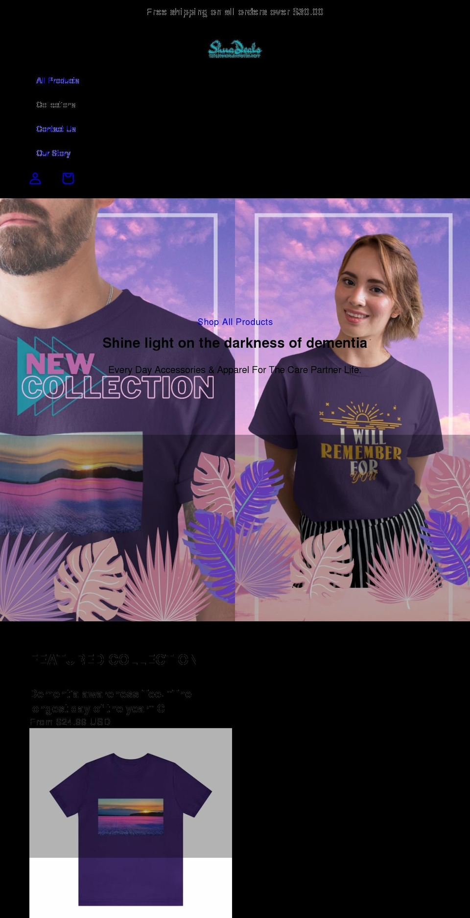 shuadeals.com shopify website screenshot