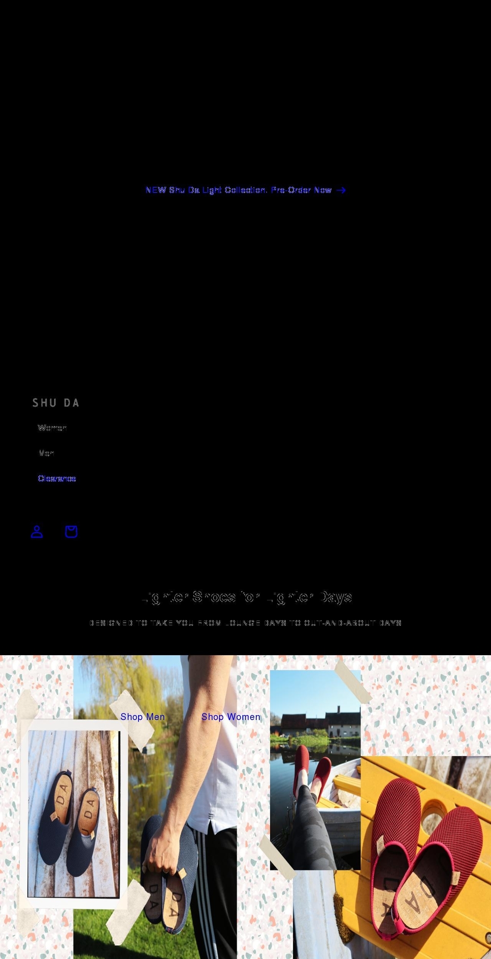 shudaliving.com shopify website screenshot