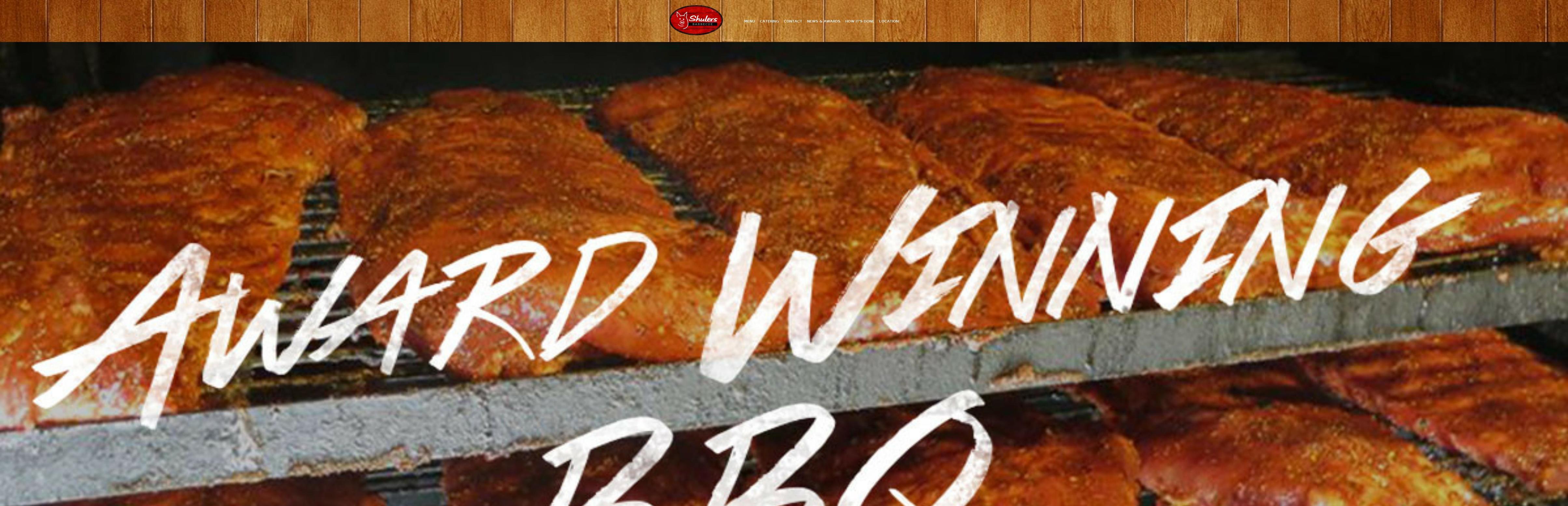 shulersbbq.com shopify website screenshot