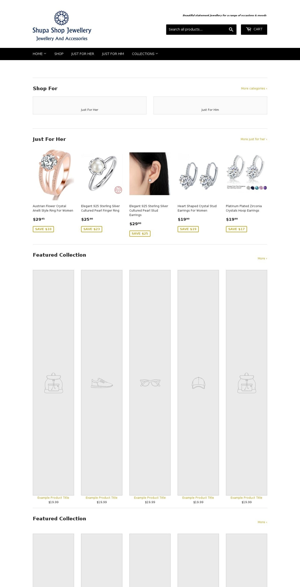 shupashopgear.com — Shopify storefront screenshot