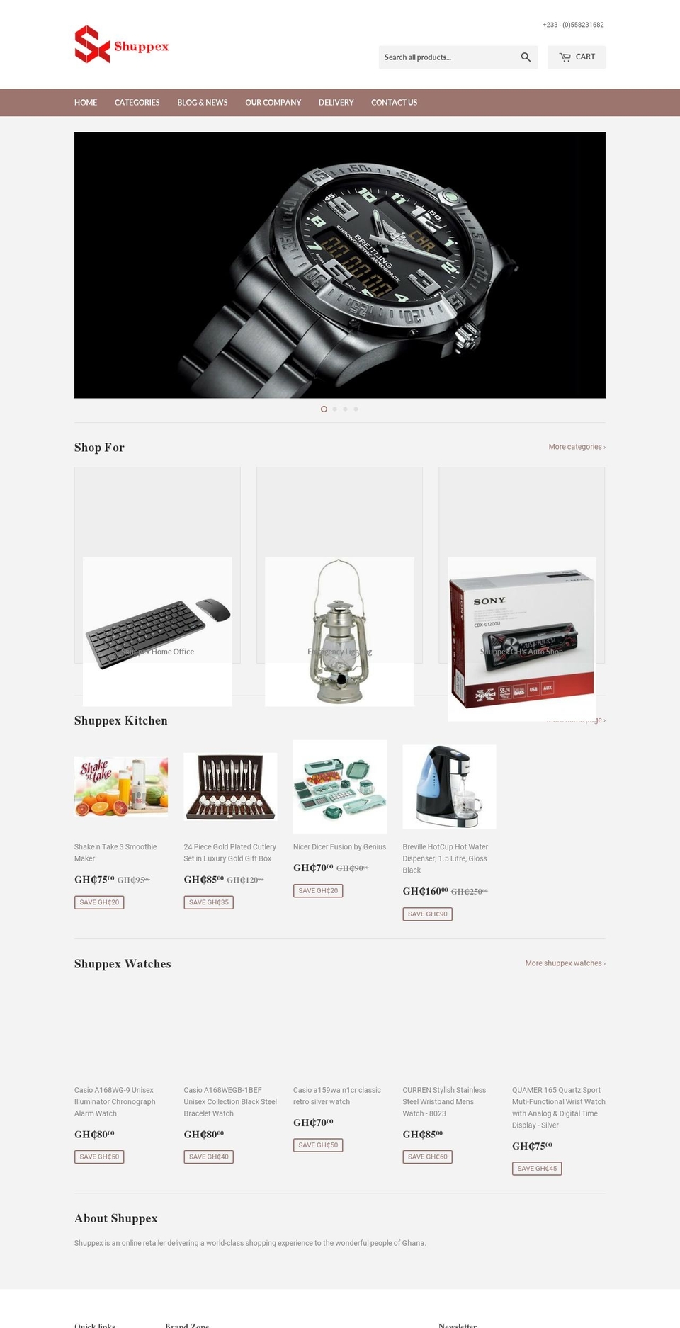 shuppex.com shopify website screenshot