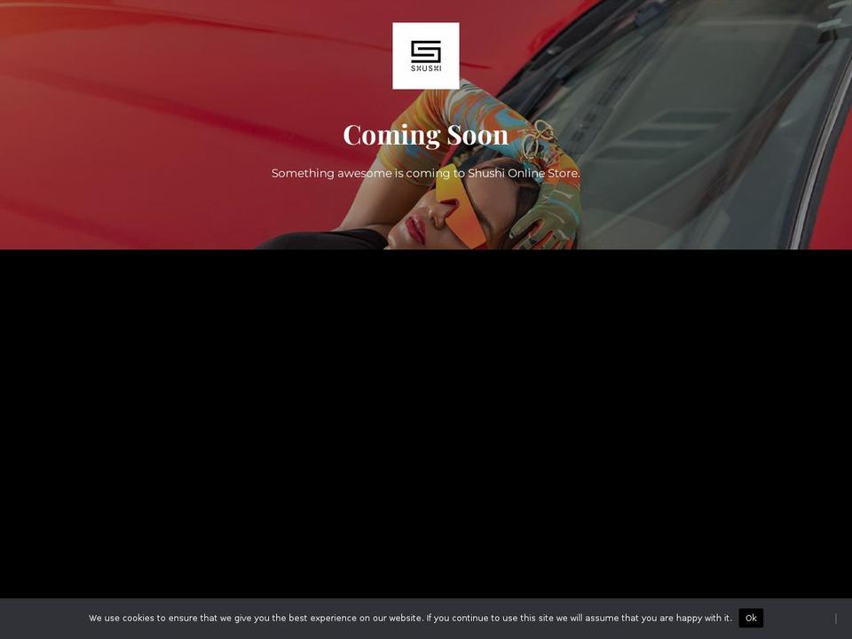 shushiofficial.com shopify website screenshot