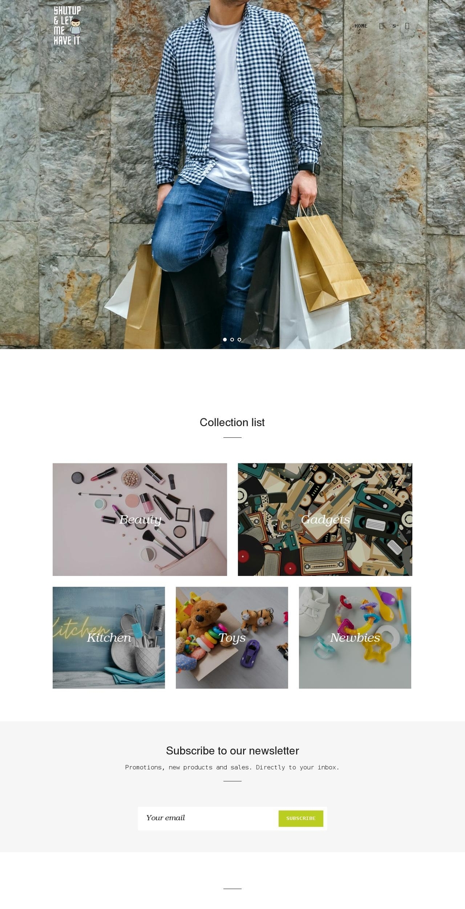 shutupandletmehaveit.com shopify website screenshot