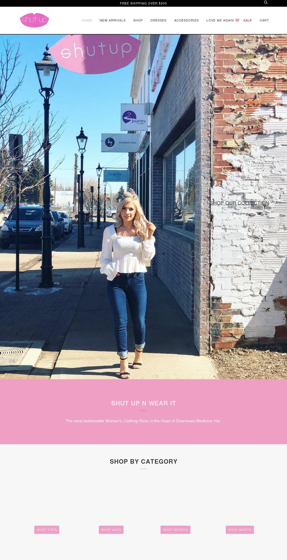 shutupnwearit.com shopify website screenshot