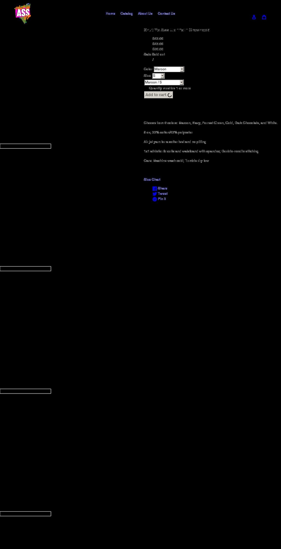 shutyoassup.com shopify website screenshot