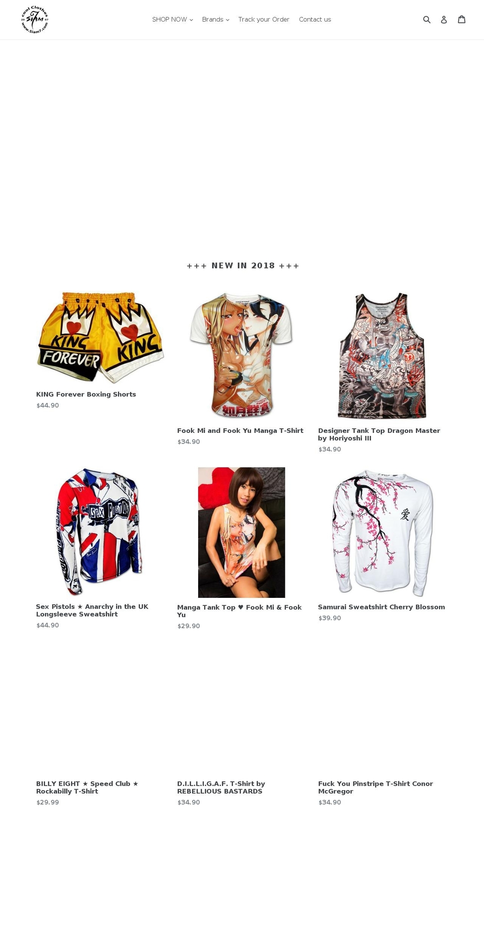 siam7.com shopify website screenshot