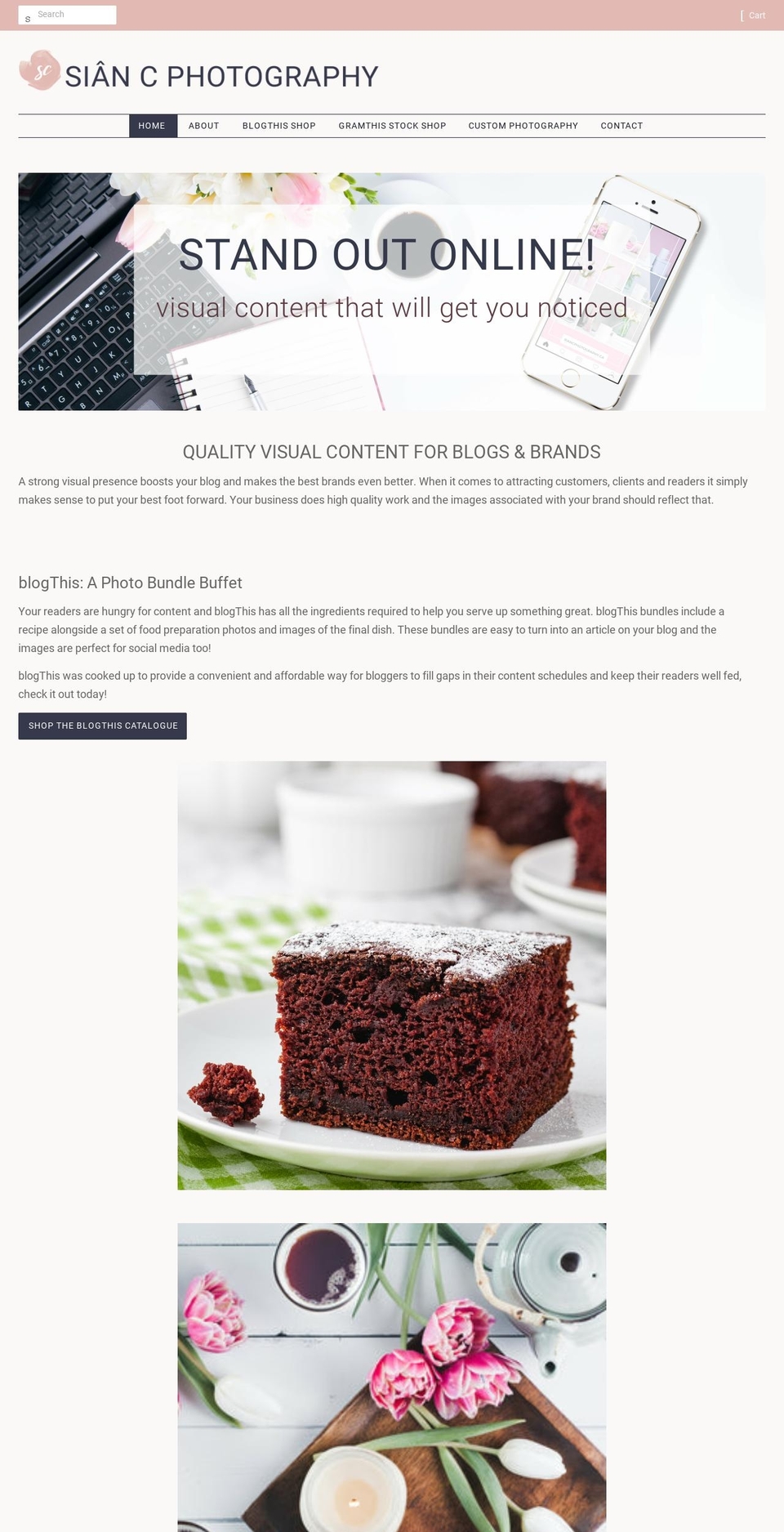 siancphotography.ca shopify website screenshot